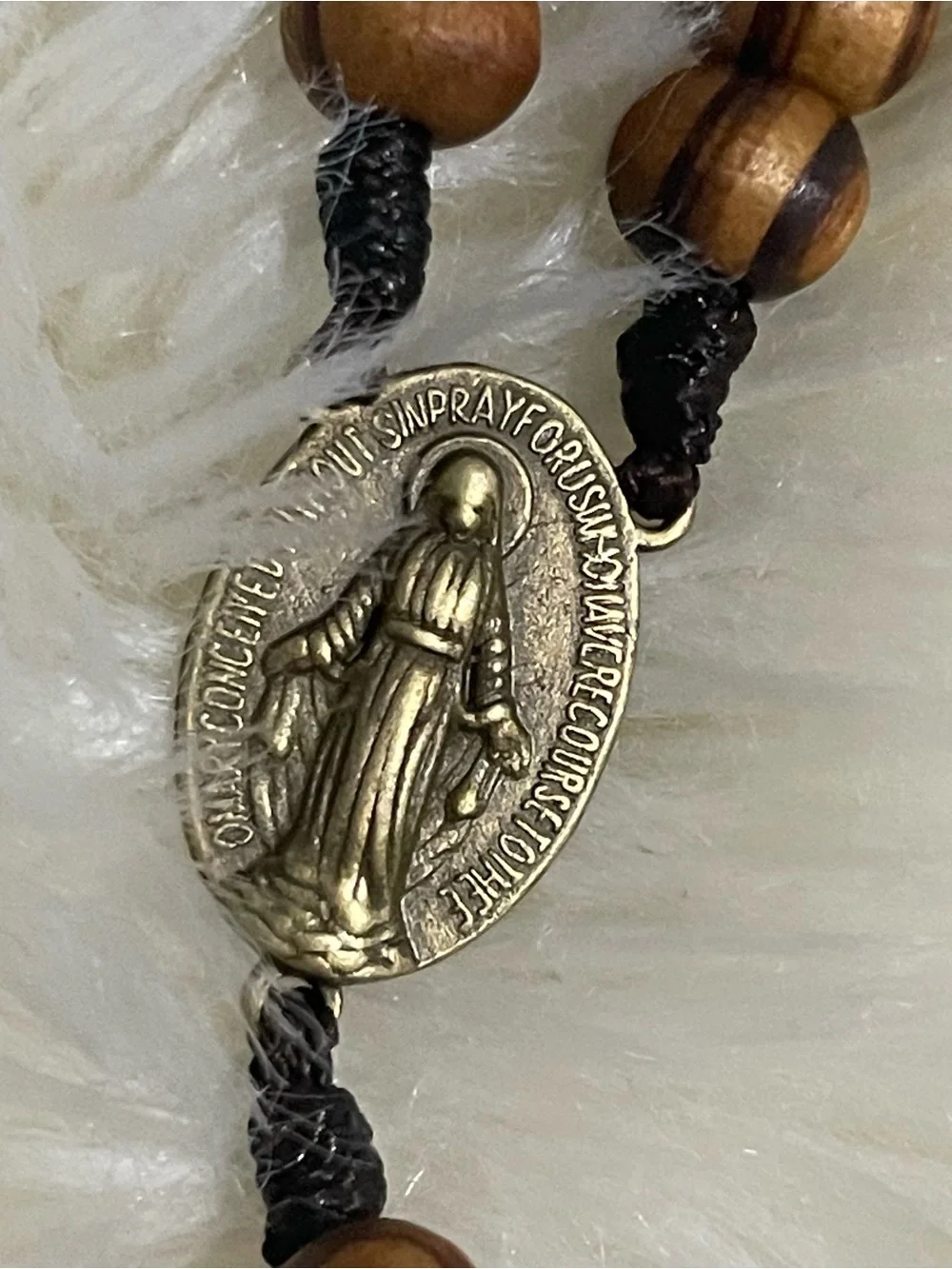 Handmade Wooden Our Lady Of Mt. Carmel Rosary| Catholic prayer beads|